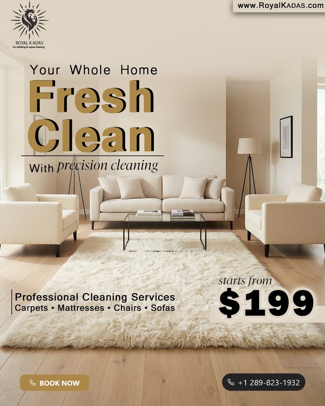 Whole Home Fresh Clean Service by Royal K ADAS