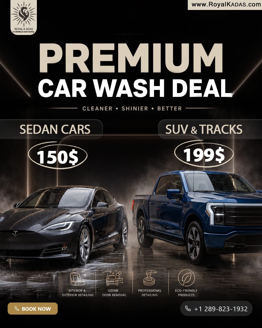 Premium Car Wash Deal for a Cleaner, Shinier, Better Driving Experience