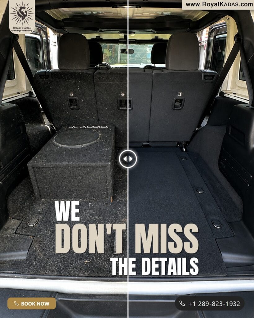 Professional Car Interior Detailing in Niagara Falls | Royal K ADAS
